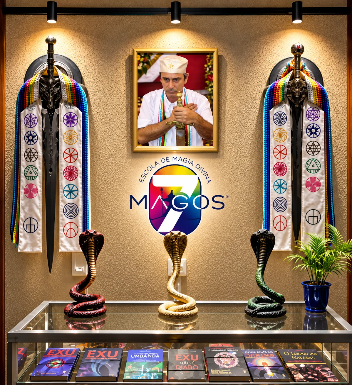Altar da Escola de Magia Divina 7 Magos